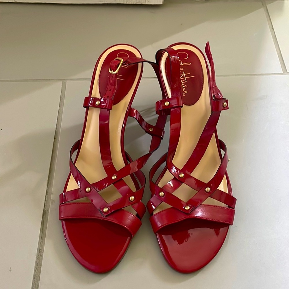 Cole Hann like-new size 9 vintage red heels!
